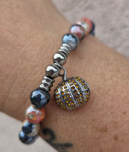 Load image into Gallery viewer, Pumpkin Infinite Steel Charm Bracelet - TJazelle Limited Edition Halloween Collection