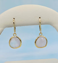 Load image into Gallery viewer, Rose - Mini Teardrop Gemstone Leverback