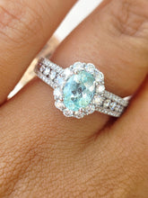 Load image into Gallery viewer, Le Vian Platinum &amp; 14K White Gold Diamond Paraiba