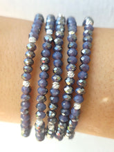 Load image into Gallery viewer, Twilight Lavender with Silver Accents - Crystal Stacker
