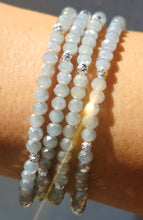 Load image into Gallery viewer, Heather AB Gray with Silver Accents - Crystal Stacker