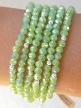 Load image into Gallery viewer, Jade AB with Silver Acccents  - Crystal Stacker