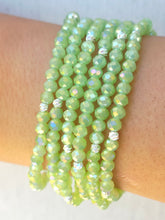 Load image into Gallery viewer, Jade AB with Silver Acccents  - Crystal Stacker