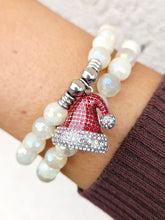 Load image into Gallery viewer, Santa Hat Infinite Steel Charm Bracelet - TJazelle
