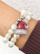 Load image into Gallery viewer, Santa Hat Infinite Steel Charm Bracelet - TJazelle