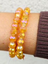 Load image into Gallery viewer, Golden Gourd Crystal Beaded Bracelet - Elena Michele