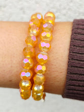 Load image into Gallery viewer, Golden Gourd Crystal Beaded Bracelet - Elena Michele