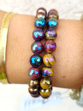 Load image into Gallery viewer, Mystic Rainbow Tigers Eye Beaded Bracelet - Elena Michele