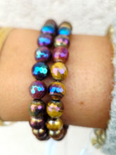 Load image into Gallery viewer, Mystic Rainbow Tigers Eye Beaded Bracelet - Elena Michele