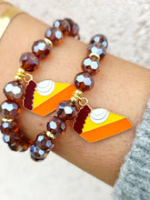 Load image into Gallery viewer, Pie Slice on Cocoa Haze Beaded Bracelet - Elena Michele