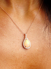Load image into Gallery viewer, Opal 14k Rose Gold Necklace LeVian