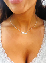 Load image into Gallery viewer, Mountain "Just Keep Climbing" Necklace - Sterling Silver