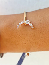 Load image into Gallery viewer, Swarovski Moon Cuff Bracelet