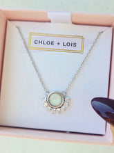 Load image into Gallery viewer, "Lois" Necklace in White Opal - Chloe &amp; Lois