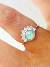 Load image into Gallery viewer, Lois Ring in White Opal - Chloe &amp; Lois
