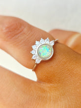 Load image into Gallery viewer, Lois Ring in White Opal - Chloe &amp; Lois