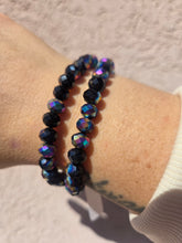 Load image into Gallery viewer, Midnight Magic Crystal Stacker Beaded Bracelet - Elena Michele