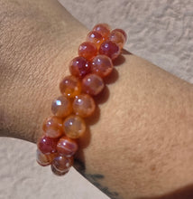 Load image into Gallery viewer, Mystic Orange Agate Beaded Bracelet - Elena Michele