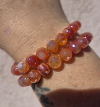Load image into Gallery viewer, Mystic Orange Agate Beaded Bracelet - Elena Michele