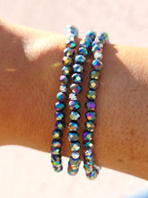 Load image into Gallery viewer, Harlequin Multicolored - Crystal Stacker Bracelet