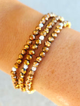 Load image into Gallery viewer, Bronze with Silver Accents - Crystal Stacker