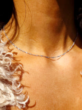 Load image into Gallery viewer, 18” Textured Cable Necklace - 14K White Gold