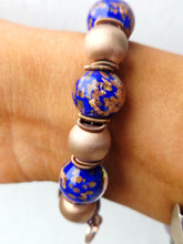 Load image into Gallery viewer, Edna Haak 'Magda' 18K Rose Gold Vermeil Sterling Silver Bracelet