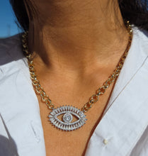 Load image into Gallery viewer, Monica Evil Eye Delicate Necklace