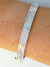 Load image into Gallery viewer, Trending Silver Fashion Bangle Bracelet