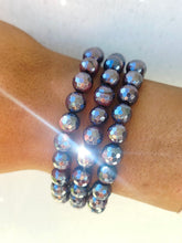 Load image into Gallery viewer, Golden Brown/Burgundy Tigers Eye Stacker - TJazelle