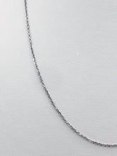 Load image into Gallery viewer, White Gold Cable Chain Adjustable 16”-18” - 14K