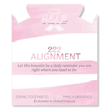Load image into Gallery viewer, Angel Number 222 Alignment  Bracelet - TJazelle H.E.L.P