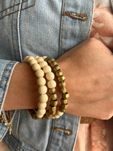 Load image into Gallery viewer, Stone &amp; Stick Wood Wrap Bracelet