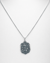 Load image into Gallery viewer, Saint Michael Badge Medal Necklace- Sterling Silver