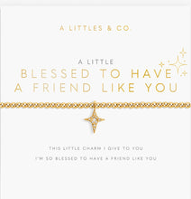 Load image into Gallery viewer, A  Little “Blessed to have You” - Gold Katie Loxton Bracelet