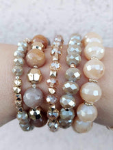 Load image into Gallery viewer, Taupe Stretchy Bracelets