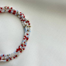 Load image into Gallery viewer, Sailor Stripe Seed Bead Bracelet