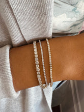 Load image into Gallery viewer, 1ct Lab Grown Diamond Tennis Bracelet - 14K White Gold