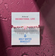 Load image into Gallery viewer, Porcelain Heart Unconditional Love Holy Water Stretch Bracelet