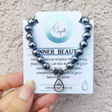 Load image into Gallery viewer, "Inner Beauty" Silver Charm Bracelet - TJazelle
