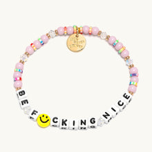 Load image into Gallery viewer, "Be F*cking Nice" - Pink Sprinkles Pattern Little Words Project