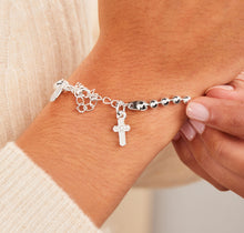 Load image into Gallery viewer, Cross Ball Chain Bracelet - Alex and Ani