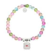 Load image into Gallery viewer, "I Am Strong" Charm Bracelet -  TJazelle HELP Collection