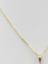 Load image into Gallery viewer, RN Charm on Gold Cable Chain - 14K