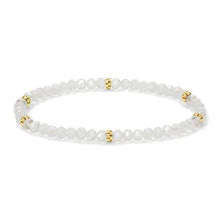 Load image into Gallery viewer, Clear Crystal AB with Gold Accents - Crystal Stacker