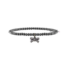 Load image into Gallery viewer, Sami Little Bow Bracelet: Silver / Boxy Bow