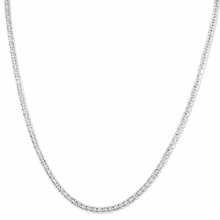 Load image into Gallery viewer, 18&quot; Fancy Ice Chain Necklace - 3.14mm 14K White Gold