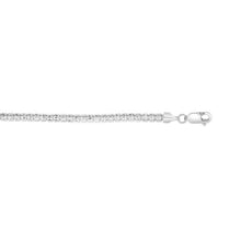 Load image into Gallery viewer, 18" Fancy Ice Chain Necklace - 3.14mm 14K White Gold