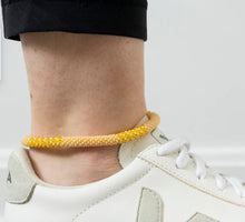 Load image into Gallery viewer, Lemon Drop Roll On Anklet - Aid Through Trade