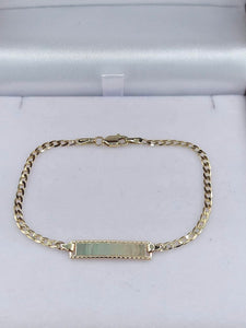 Children's 6" ID Bracelet - 10K Yellow Gold